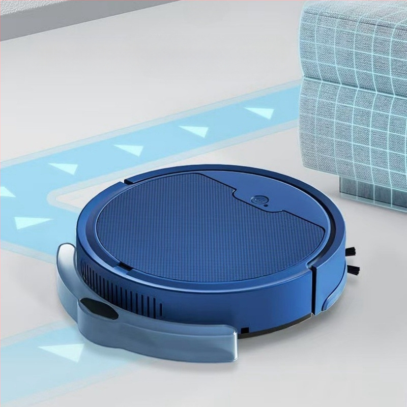 Visas vienos valymo roboto: siurbimas, plovimas ir šluostymas; modelis 888, atsitiktinė navigacija, 3.7V USB 9W, siurbimo galia <1000 Pa, plotas 70–90 m², veikimo laikas 0–60 min