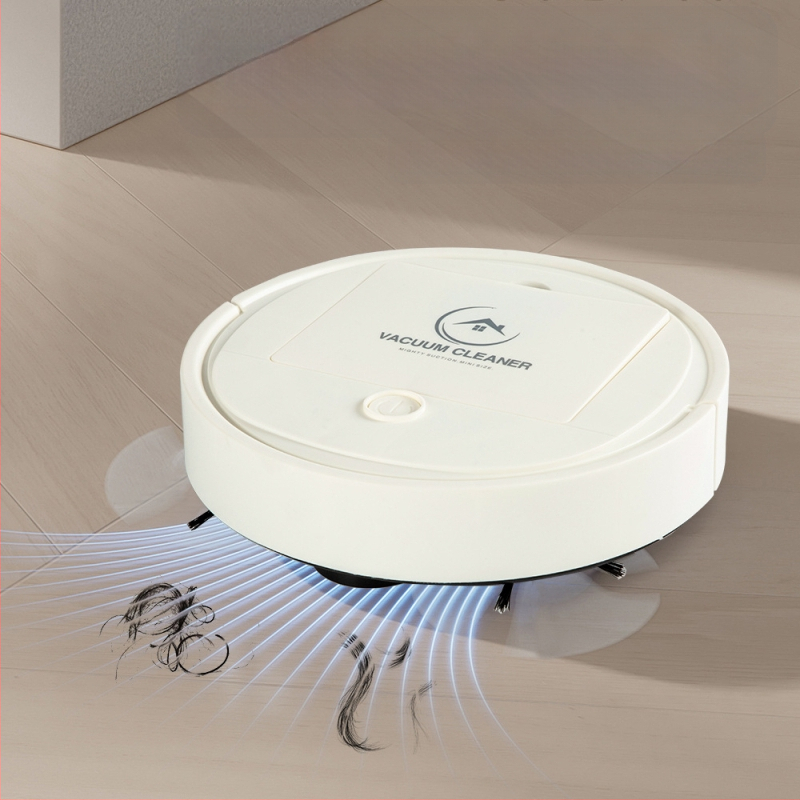 Robotinis dulkių siurbėjas – viskas viename: šluojimas, siurbimas ir plovimas; siurbimo galia >3000 Pa; atsitiktinė navigacija; baterijos veikimo laikas 61–120 min; dengiamas plotas iki 70 m²