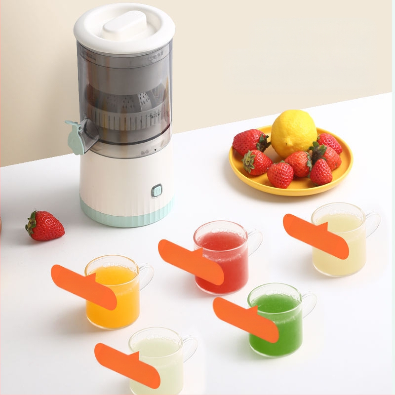 Nešiojama sulčiaspaudė su 18000 rpm, 150 W, nerūdijančio plieno vidinė talpa, nuimamas akumuliatorius, talpa iki 400 ml