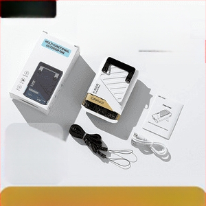 Be mentelių kaklo ventiliatorius su turbina, aukštos spartos lauko aušinimas, 4000 mAh įmontuota baterija, modelis ZAY-F020, įkraunamas, veikimo laikas 1-3 valandos, drėkina ir valo orą