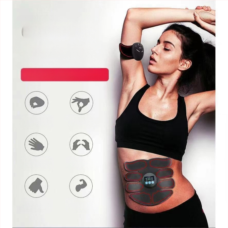 Išmanusis pilvo masažo ratas – sulankstomas, įkraunamas treniruoklis YY885 namų naudojimui