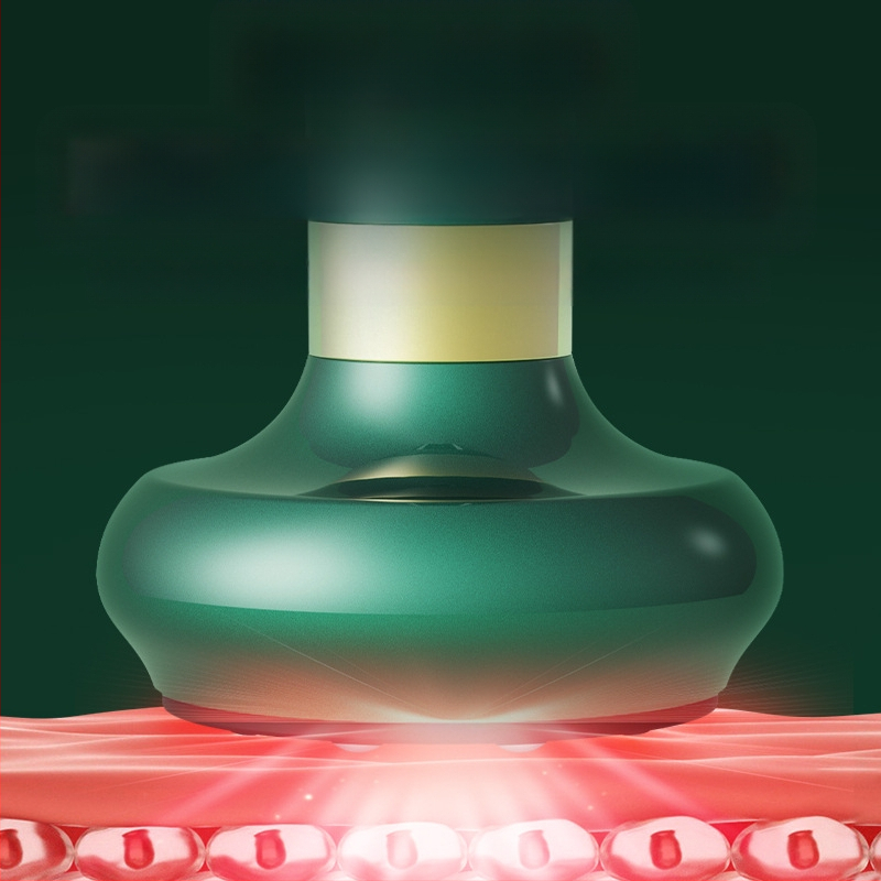 Gudra neigiamā spiediena kupešanas un skrāpēšanas ierīce ar apkuri, meridiānu birsti, uzlādi un pogas vadību