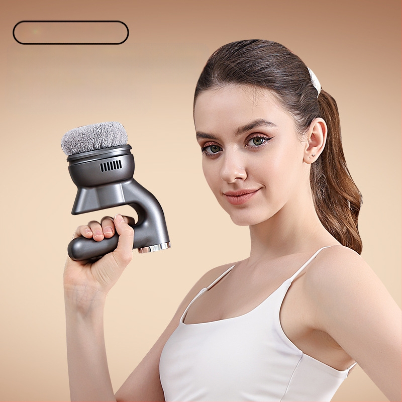 Kūno masažo įrenginys su 3 galvutėmis, įmontuota baterija 1200–2000 mAh, veikimo laikas 6–8 val., triukšmo lygis mažesnis nei 36 dB