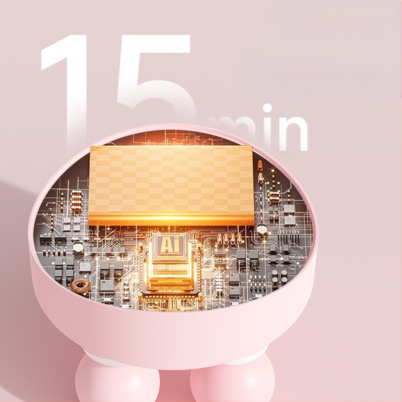 Elektrinis masažuoklis su keturiomis galvutėmis, brushless variklis, tylus darbas, 5+ režimai, įkraunama baterija 2000-4000 mAh, veikimo laikas 1-3 val