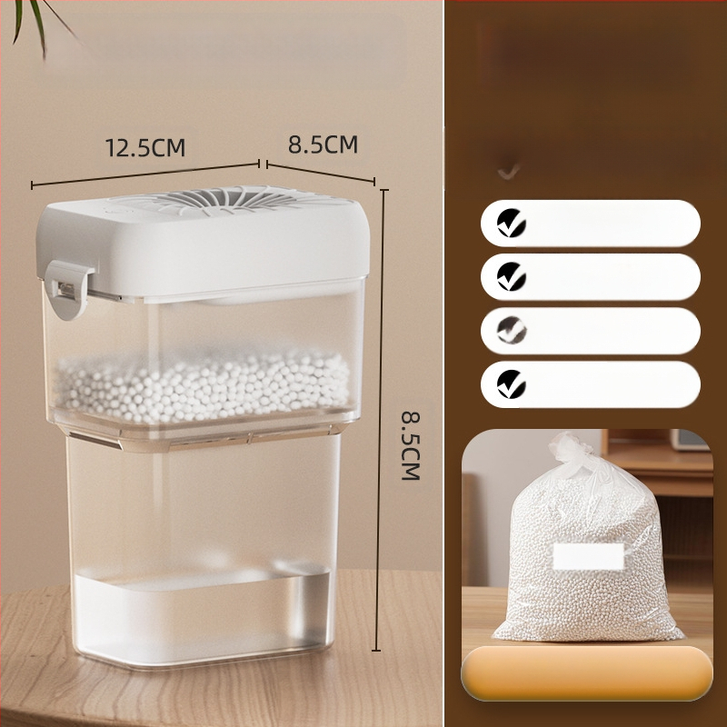 Mini skapja mitruma noņemšanas iekārta | CS268, USB 5V, mehāniska darbība, bez taimeriem