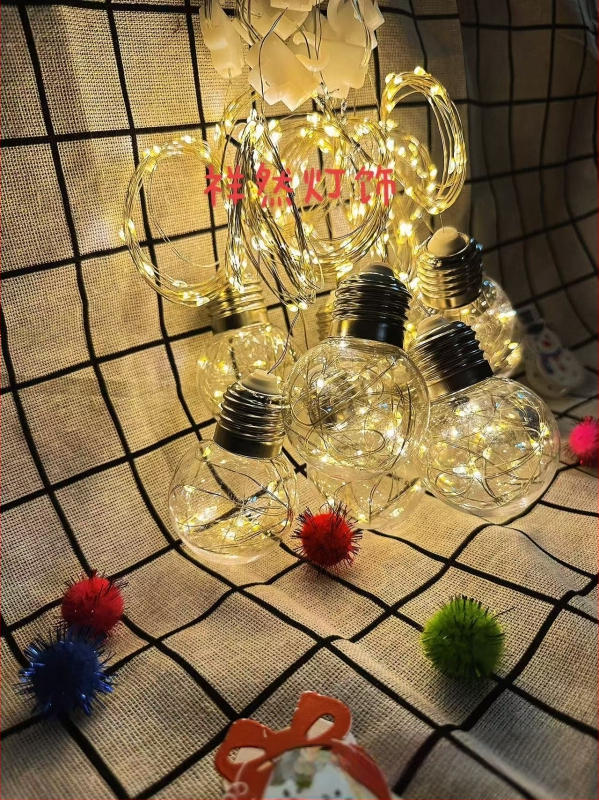 Завесни светлини с медна тел и LED, топла бяла 2700K, 300 диода, USB захранване, дистанционно управление, IP44