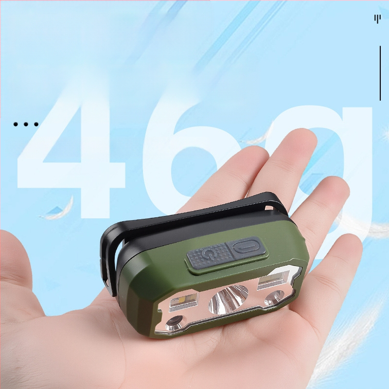 LED galvos žibintuvas, 5W, Type-C įkrovimas, didelio tankio Li-ion baterija, 200-500 m nuotolis