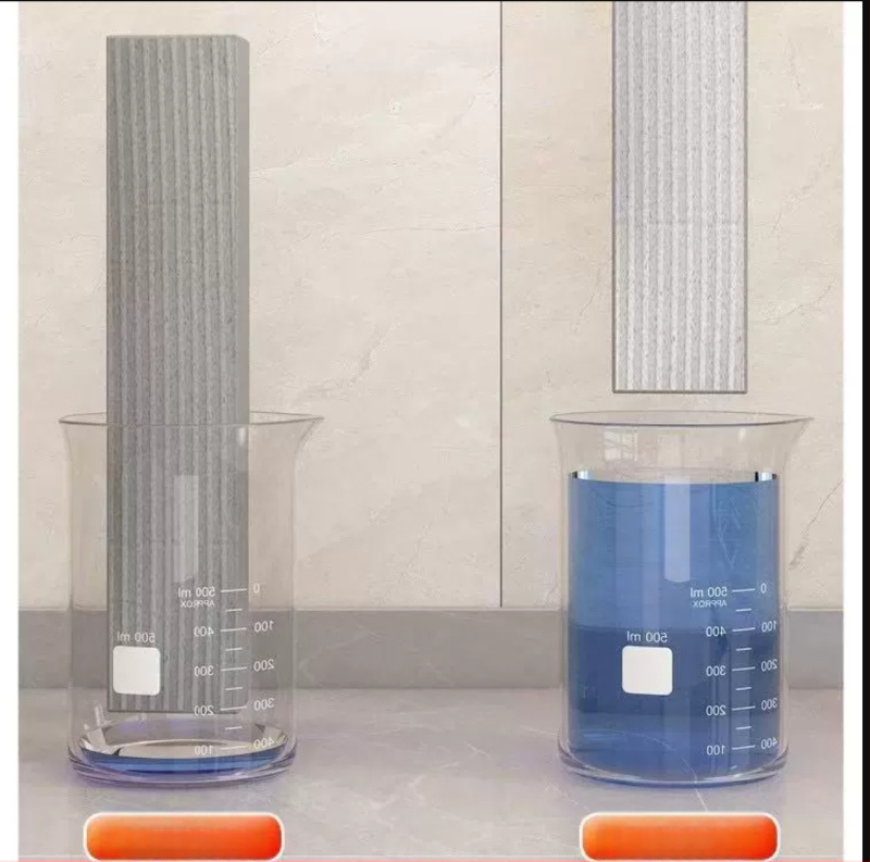 Kézi mini mop - nedvszívó szivacsos felmosó otthoni használatra, Crown márka, fém kivitel, alkalmas macskáknak, 2025-ös bevezetés