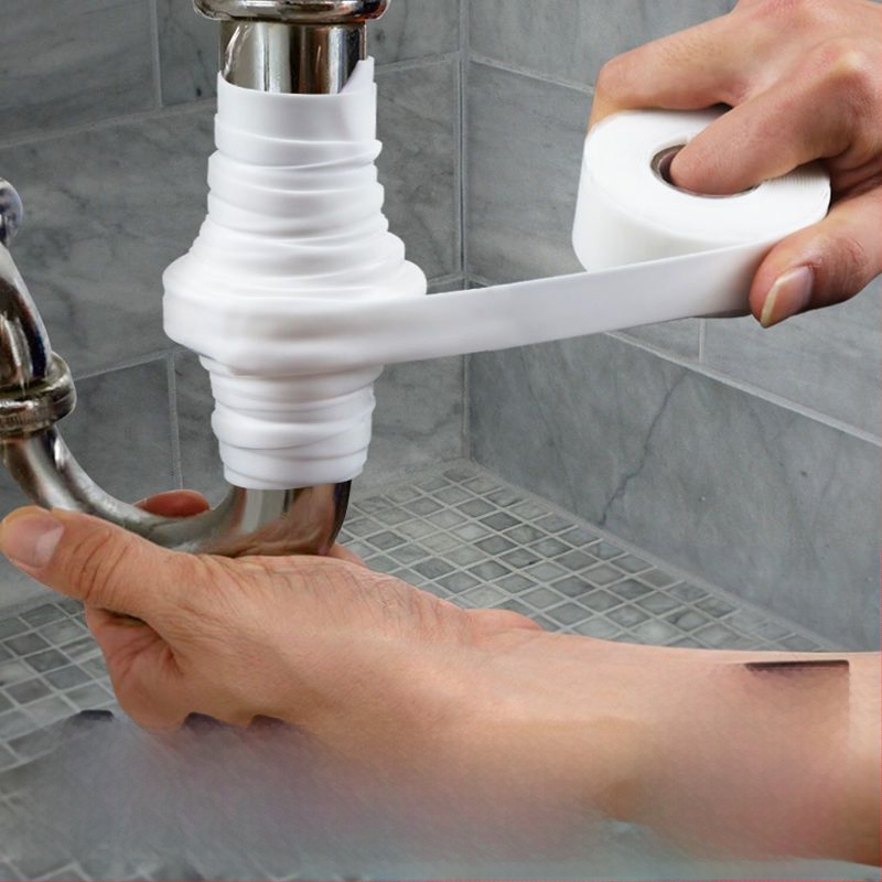 Ταινία επισκευής διαρροών σωλήνων – αυτοκόλλητο σφραγιστικό, αδιάβροχη, ισχυρή κόλλα; στυλ: μοντέρνο απλό; υλικό: άλλος; κυκλοφορία: 2025; αποθήκευση: ταξίδι