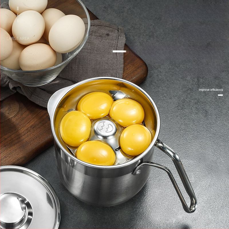 Haobai 304 ανοξείδωτος διαχωριστής ασπραδιών με σχεδίαση βαρελιού για οικιακή ζαχαροπλαστική