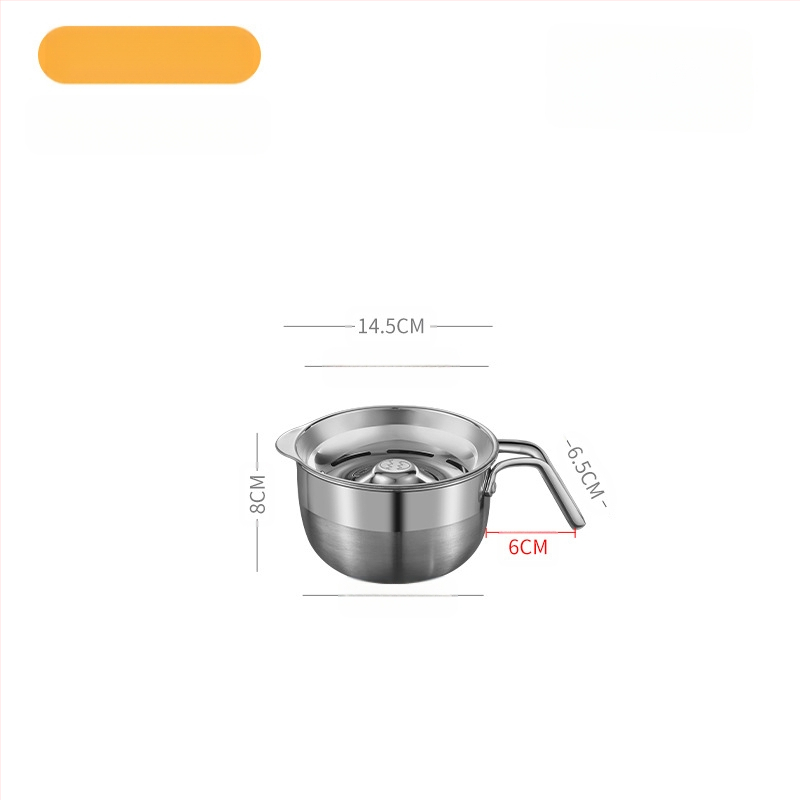 Haobai 304 ανοξείδωτος διαχωριστής ασπραδιών με σχεδίαση βαρελιού για οικιακή ζαχαροπλαστική