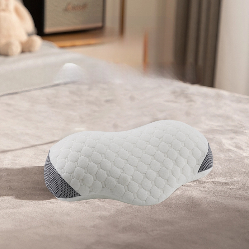 Masazo pagalvė su atminties putomis ir kvėpuojančiu medvilniniu užvalkalu, šildymas ir vibracija, kaklo ir juosmens masažas, 135° tempimas, 2 masažo galvutės