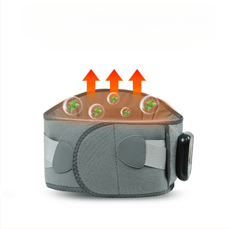 Įkraunama elektrinė šildymo masažo juosta liemeniui su vibracine karšto spaudimo funkcija, 45-65°C, 7.5W, 3.7V