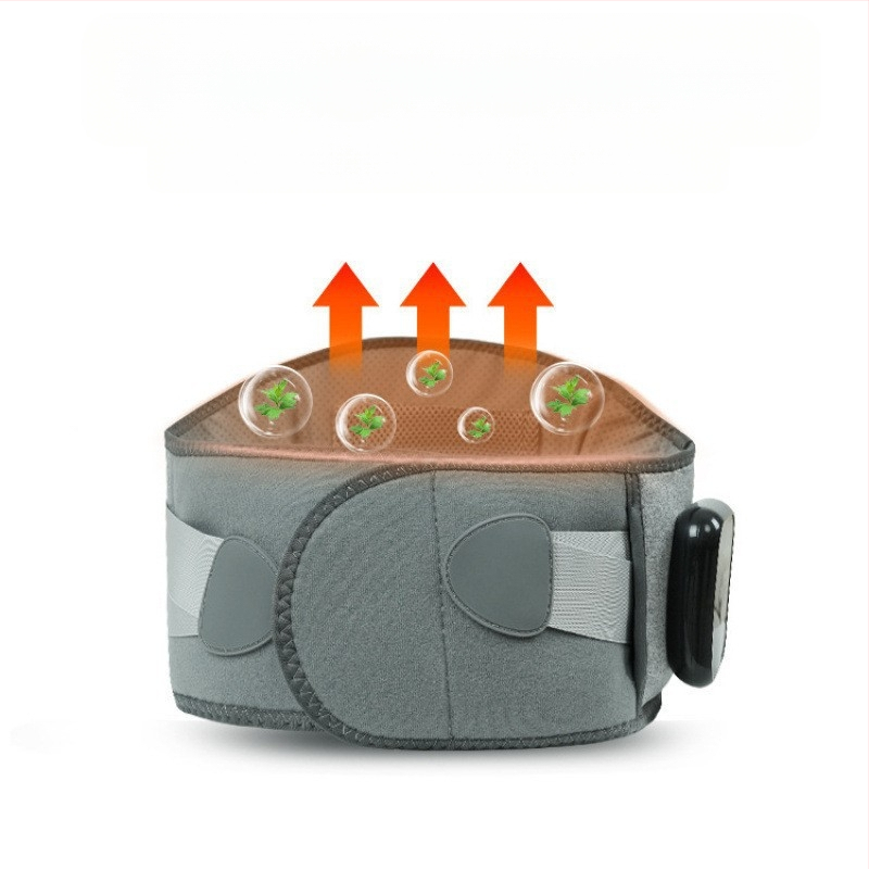 Įkraunama elektrinė šildymo masažo juosta liemeniui su vibracine karšto spaudimo funkcija, 45-65°C, 7.5W, 3.7V