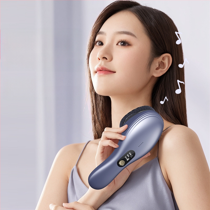 Galvos masažo prietaisas – įkraunamas, mygtukų valdymas, 3 vibracijos greičiai, modelis YHL-818