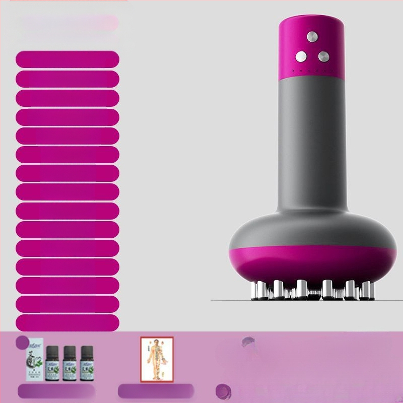 Fu Chun Elektrinė cupping įranga su 6 puodeliais, vibracija, belaidis įkrovimas, meridianų aktyvacija, pilvo ir viso kūno masažas