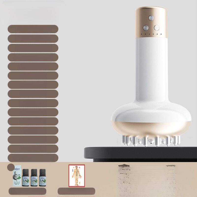 Fu Chun Elektrinė cupping įranga su 6 puodeliais, vibracija, belaidis įkrovimas, meridianų aktyvacija, pilvo ir viso kūno masažas