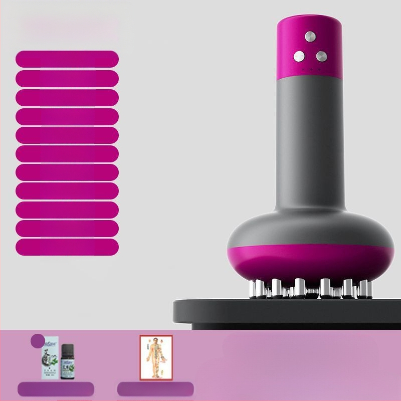 Fu Chun Elektrinė cupping įranga su 6 puodeliais, vibracija, belaidis įkrovimas, meridianų aktyvacija, pilvo ir viso kūno masažas