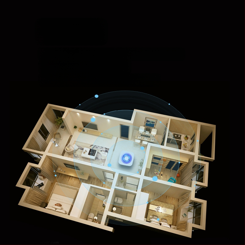 Домашен пречиствател за въздух с активен въглен филтър, USB захранване, 50 м³/ч, шум под 36 dB, подходящ за 11–20 м²