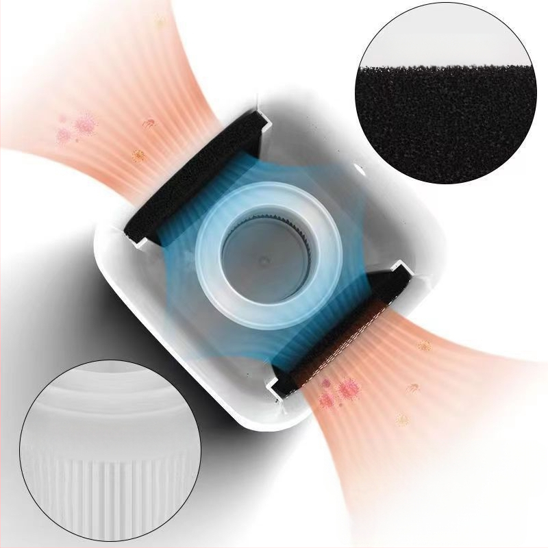 Домашен пречиствател за въздух с активен въглен филтър, USB захранване, 50 м³/ч, шум под 36 dB, подходящ за 11–20 м²