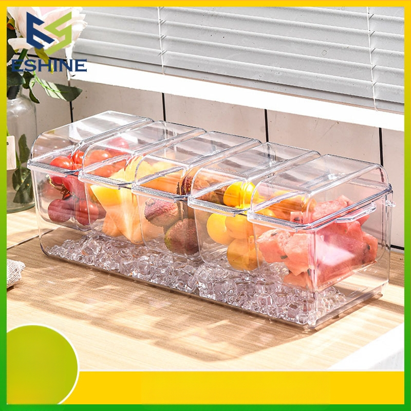 Portatīva augļu un dārzeņu uzglabāšanas kārba ar vāku – putekļu un rūsas izturīga, mūsdienīgs minimālisma plastmasas korpuss (Guangdong izcelsme) • Pārvadāšana • Uzglabāšana • Crisper