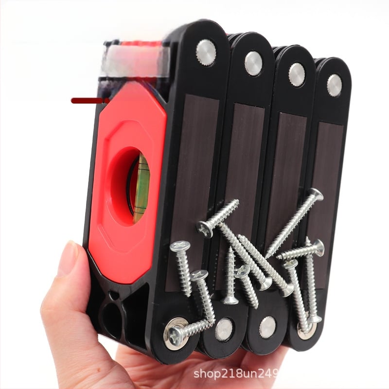 Портативен магнитен сгъваем нивелир за точно маркиране на стени