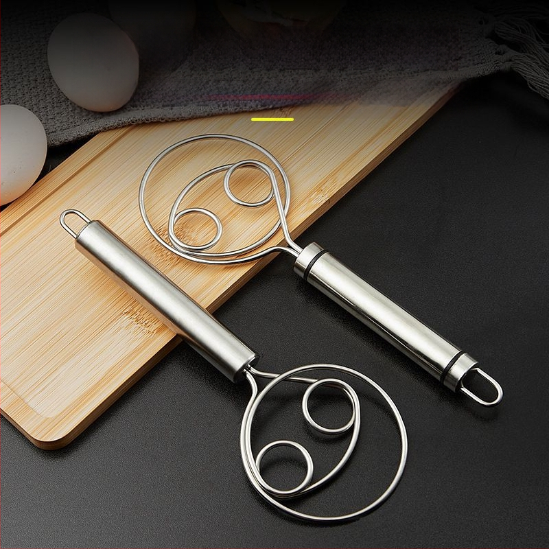 Rankinis tešlos maišytuvas iš 304 nerūdijančio plieno – rankiniam minkymui ir kepimui