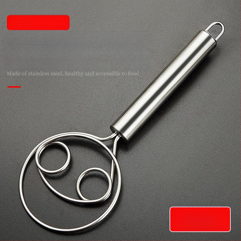 Rankinis tešlos maišytuvas iš 304 nerūdijančio plieno – rankiniam minkymui ir kepimui