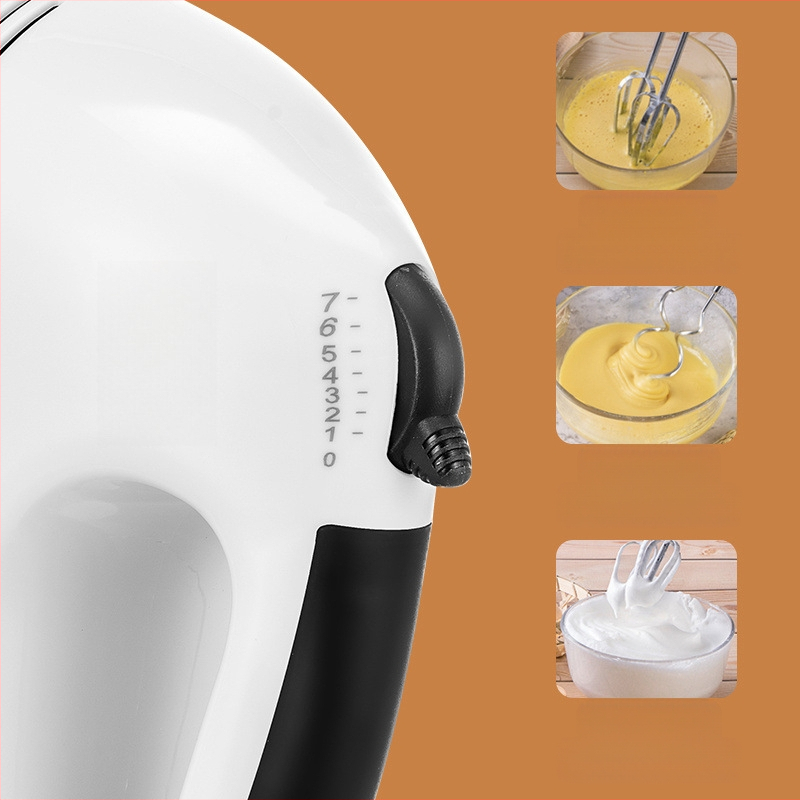 Elektrinis kiaušinių plakiklis, rankinis, 1001–1200 W, 7+ greičiai, maišymas, plakimas kiaušinių, tešlos minkymas, visiškai automatinis