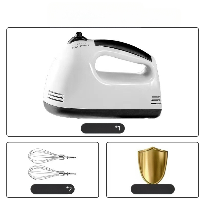 Elektrinis kiaušinių plakiklis, rankinis, 1001–1200 W, 7+ greičiai, maišymas, plakimas kiaušinių, tešlos minkymas, visiškai automatinis