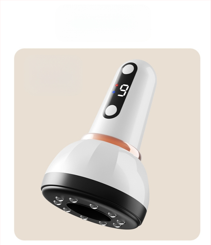 Mikro srovės kūno masažo įrenginys su meridijanais cupping ir nugaros bei pilvo masažu (GS-02, 500 g, įkraunamas)