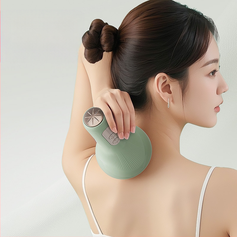 Mikro srovės kūno masažo įrenginys su meridijanais cupping ir nugaros bei pilvo masažu (GS-02, 500 g, įkraunamas)