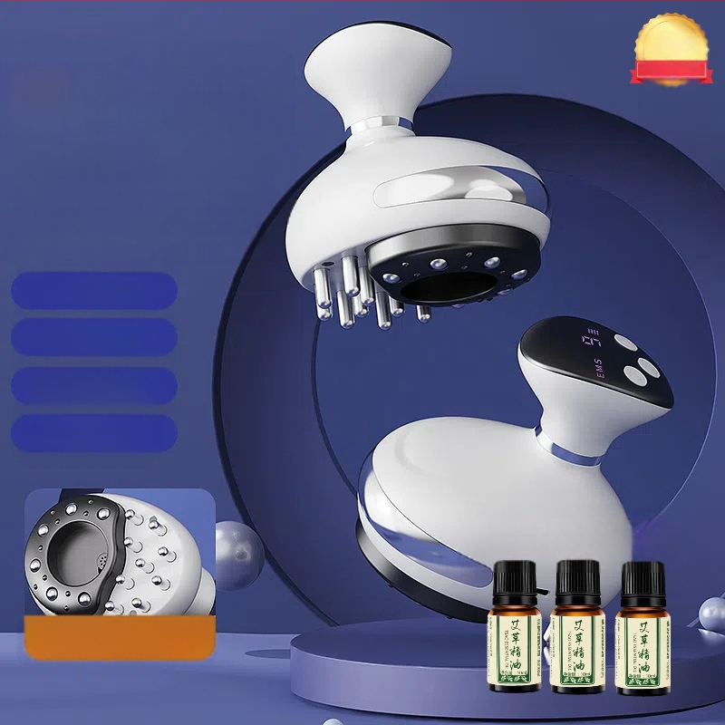 Mikro srovės kūno masažo įrenginys su meridijanais cupping ir nugaros bei pilvo masažu (GS-02, 500 g, įkraunamas)