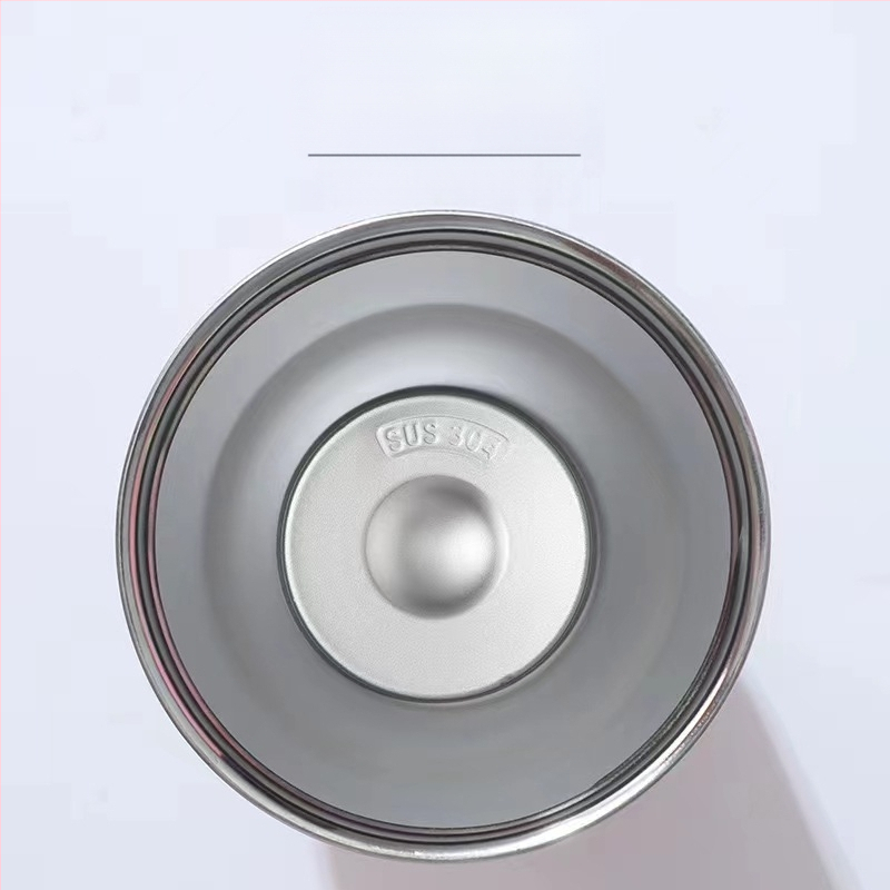 Термос-чаша с вакуумна изолация, вътрешност 304 неръждаема стомана, външна 201 неръждаема стомана, преносима автомобилна чаша с въже за носене, персонализирано лого