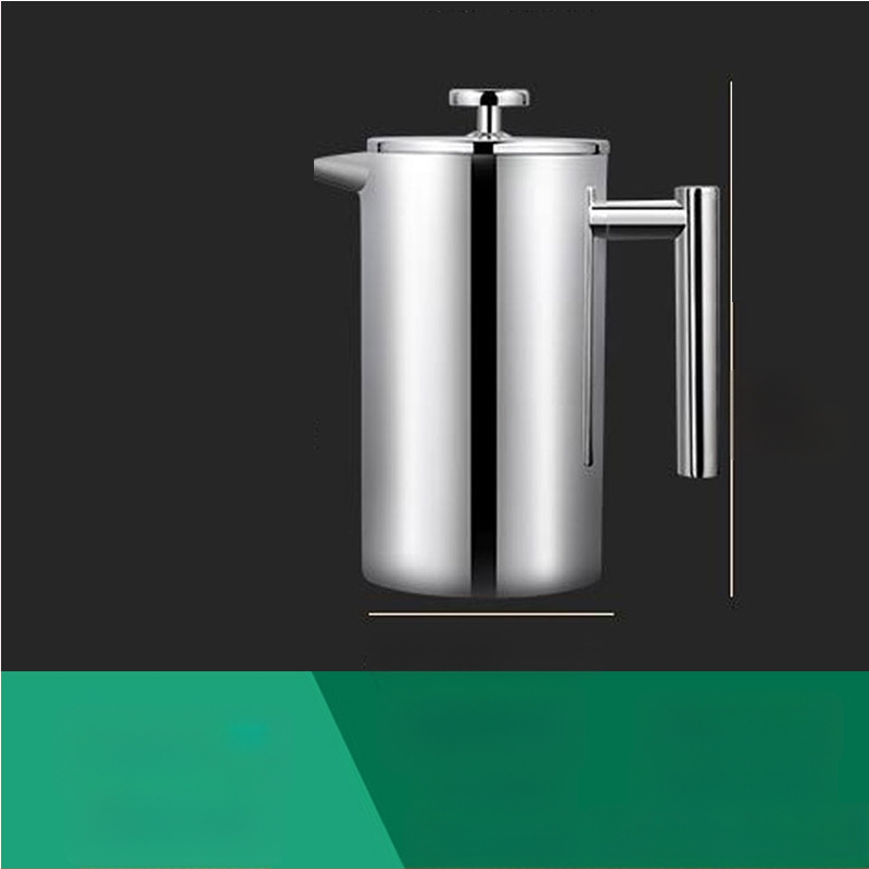 Френч прес за кафе и чай, двойно-слойна неръждаема стомана, ръчно приготвяне, филтър-прес, серия 513, пуснат през 2022 г.