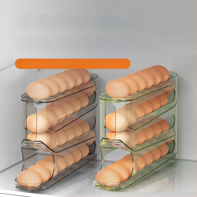 Kiaušinių laikymo lentyna - plastikas, japonų stilius, forma: kita