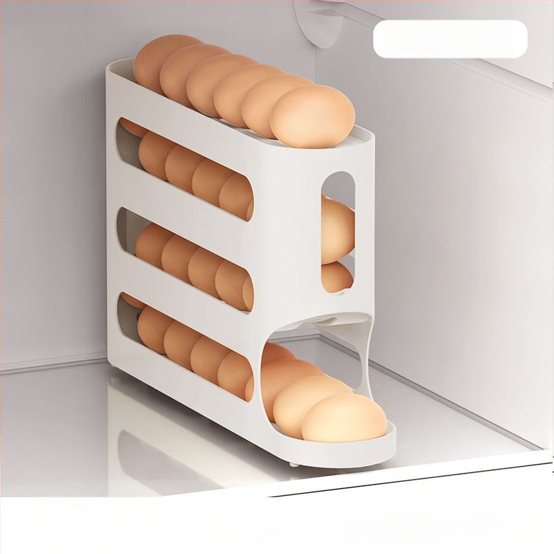 Kiaušinių laikymo lentyna - plastikas, japonų stilius, forma: kita