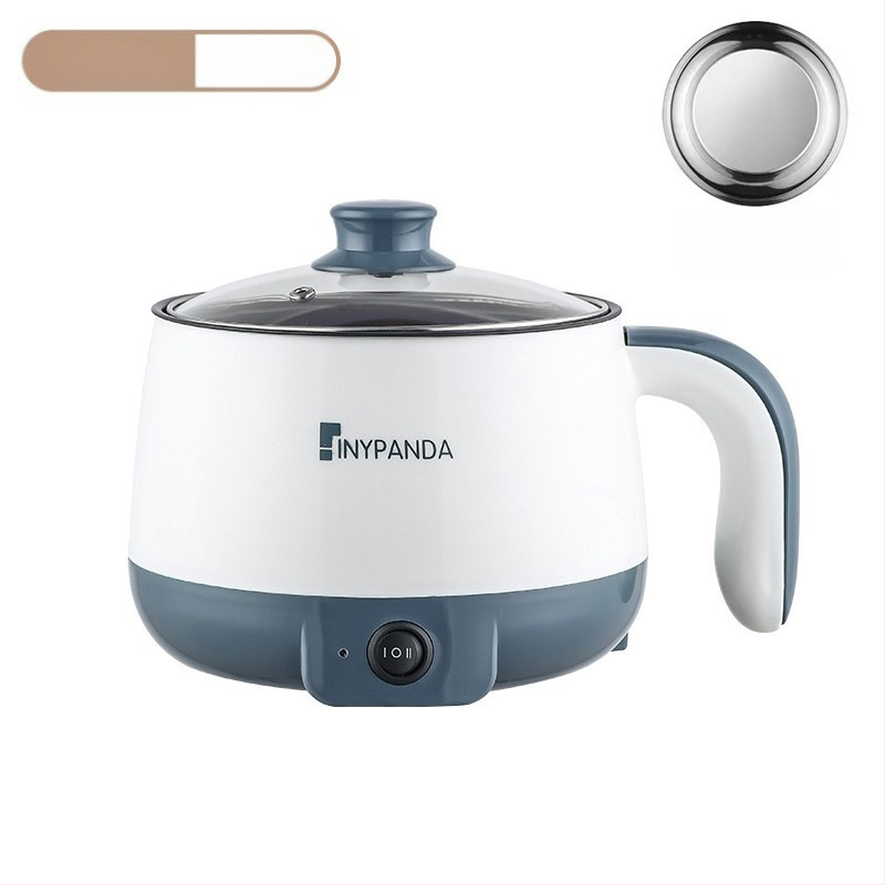 Електрически горещ съд за 1-2 души със вътрешен съд от неръждаема стомана, функция против сух ход, механично управление, под 800 W