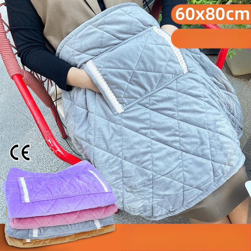 USB maitinama elektrinė antklodė, krištolo veliūras, skalaujama, 45°C pastovi temperatūra, 10W