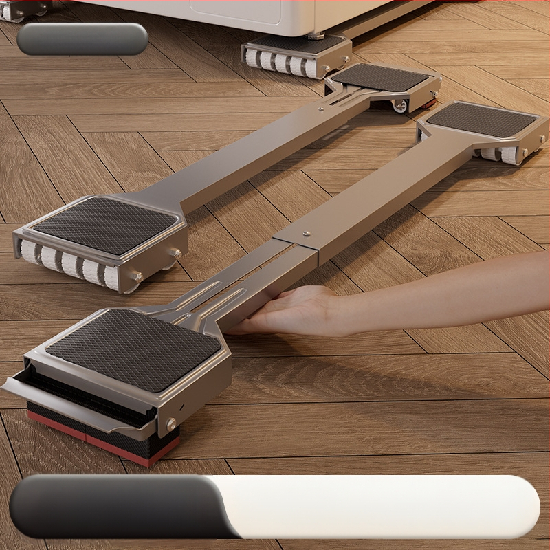 Μεταλλική βάση για πλυντήρια ρούχων και ψυγεία, κινητή και επεκτεινόμενη, με απορρόφηση κραδασμών και υψηλή αντοχή φόρτισης