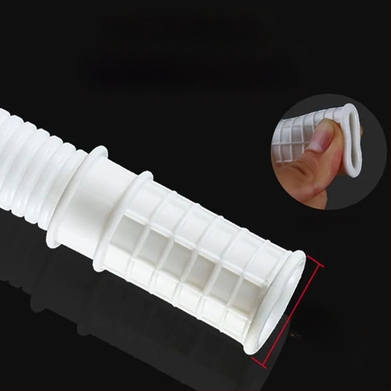 Oro kondicionieriaus išorinės dalies nuotekų vamzdelio plėtinys – silikono-ABS, anti-aging, šiuolaikinis minimalistinis stilius, įprasta veikia temperatūra