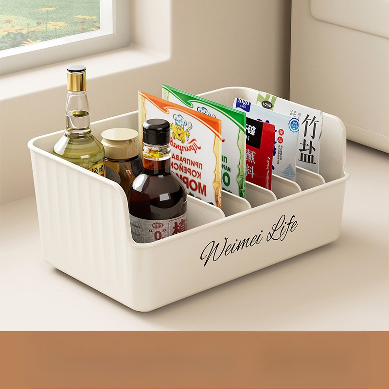 Rongling plastikinė prieskonių laikymo dėžutė – kietieji prieskoniai, šiuolaikiškas minimalistinis virtuvės organizatorius, aukščiausios kokybės