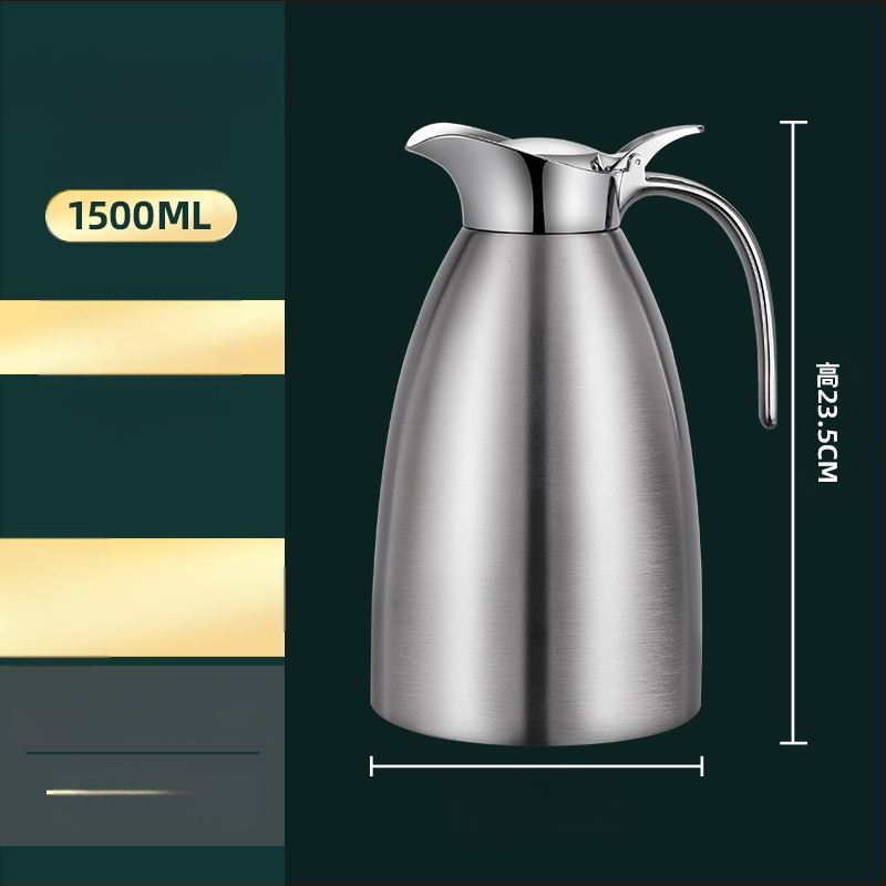 Termosas buteliukas su vakuumine izoliacija, vidus ir išorė – 304 nerūdijantis plienas, rankena iš 304 lydinio, lengvas prabangaus dizaino, su spausdintu logotipu, suderinama su ES indaplovėmis, 12-24 val. izoliacija