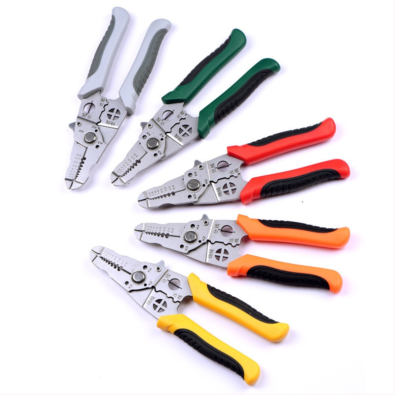 Yixin Daugiafunkcinės laidų odėlioklių žnyplės su išlenkta burna, svoris 0,180 kg