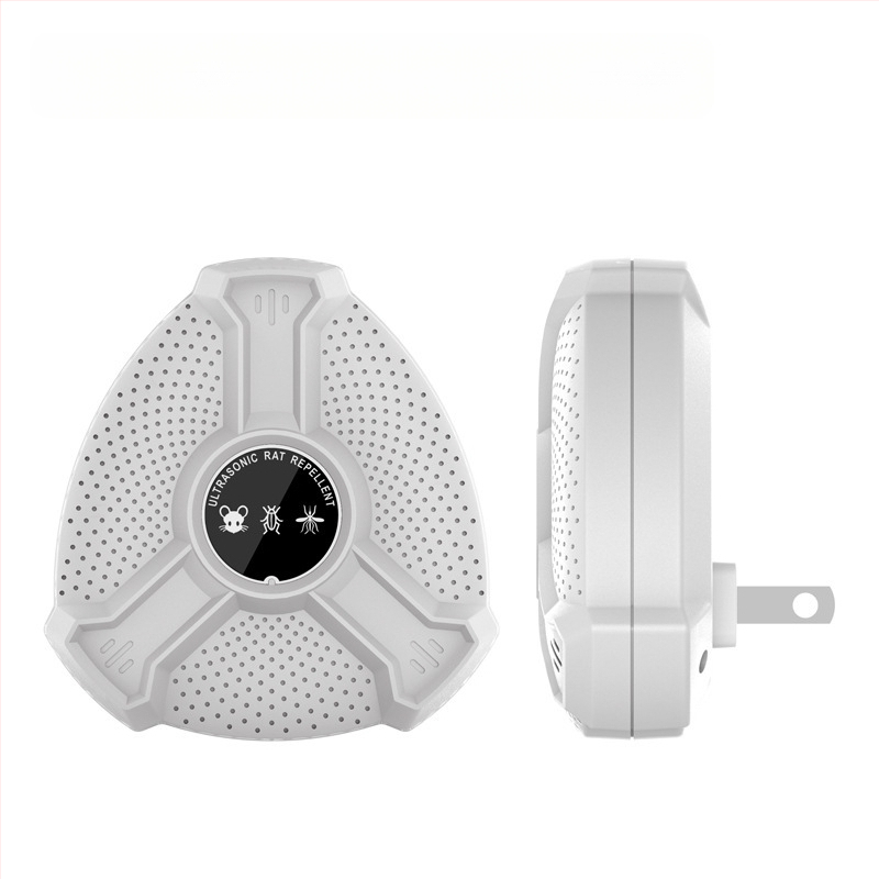 Ultragarsinis pelių atbaidiklis, Smart electronic mouse repeller, ABS korpusas, įtampa 1,5 V, dažnių diapazonas 12–100 kHz