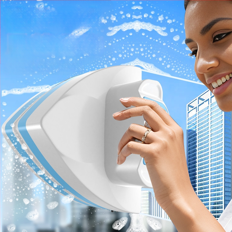 Двустранен инструмент за почистване на стъкло (пластмаса, домашна употреба, ръчен)