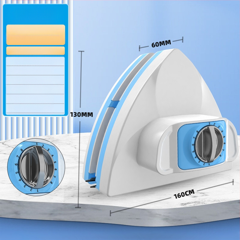 Двустранен инструмент за почистване на стъкло (пластмаса, домашна употреба, ръчен)