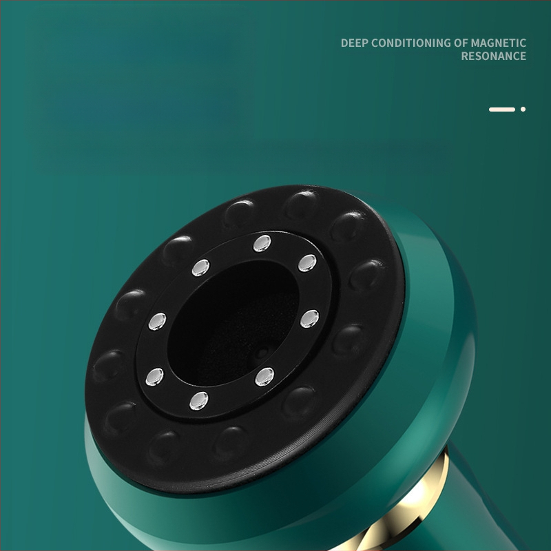 Elektrinis masažo ir kupavimo įrenginys su įkraunama maitinimo šaltiniu, mygtukų valdymas, 4 greičiai, temperatūros reguliavimas, 1200 mAh baterija