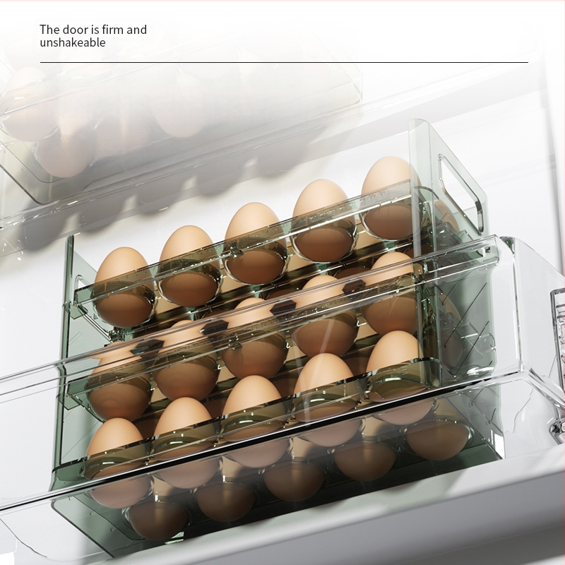 Kiaušinių laikymo dėžutė šaldytuvo šoninėms durims, Nordic stilius, Medžiaga: Metalas, Forma: Kita