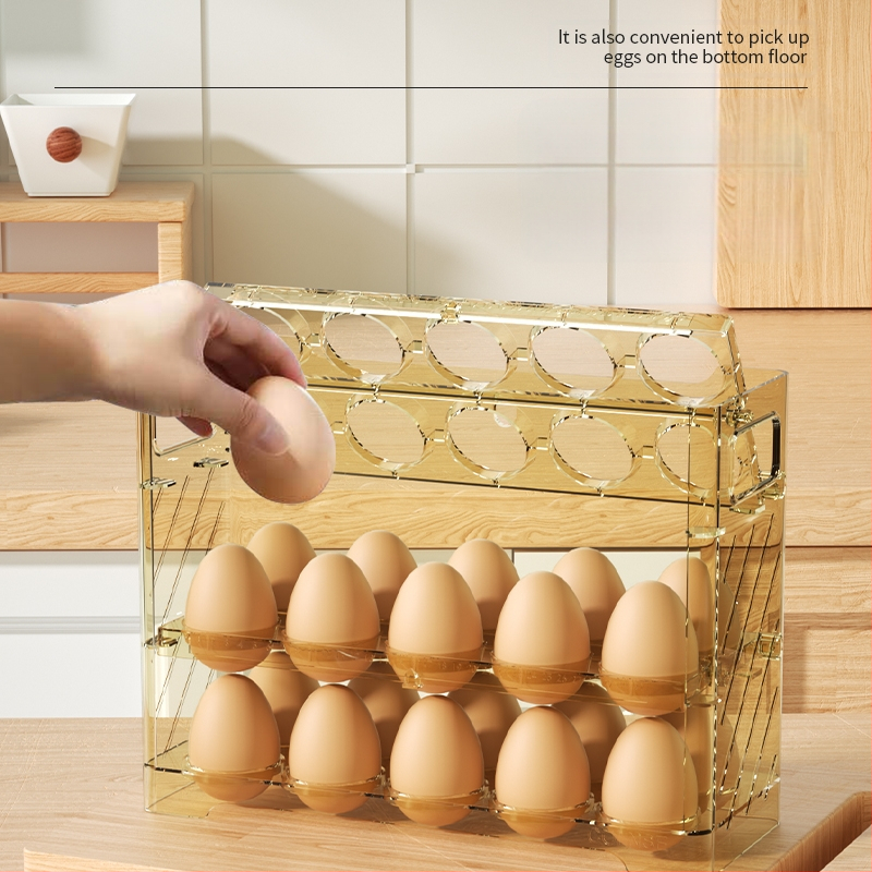 Kiaušinių laikymo dėžutė šaldytuvo šoninėms durims, Nordic stilius, Medžiaga: Metalas, Forma: Kita